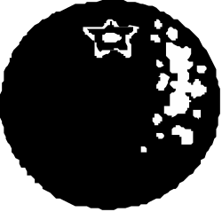 Logo Clipart - Unique Black and White 'P' Design
