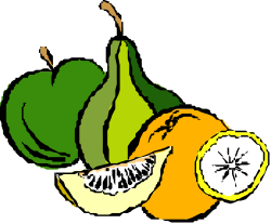 Fruit Clipart Collection: Vibrant Bunches of Colorful Produce