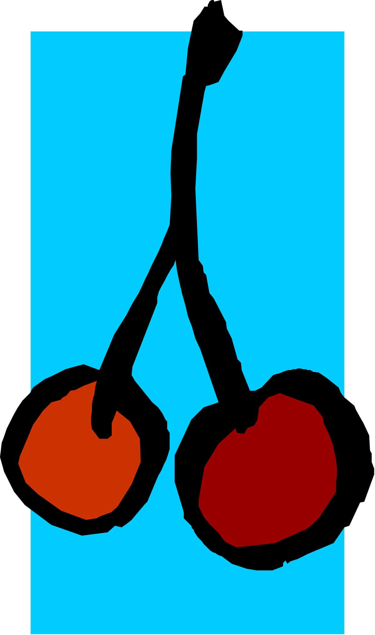 Chairs Clipart: Stylish Pair of Elegantly Designed Chairs
