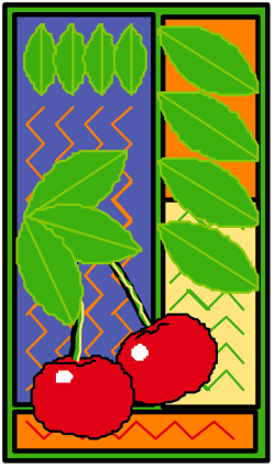 Leaf Clipart Featuring Two Cheerful Teachers