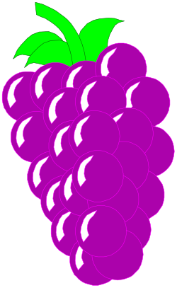 Grapes Clipart: Fresh Bunch of Juicy Grapes for Your Projects