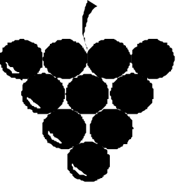 California Map Clipart - Black and White State Outline