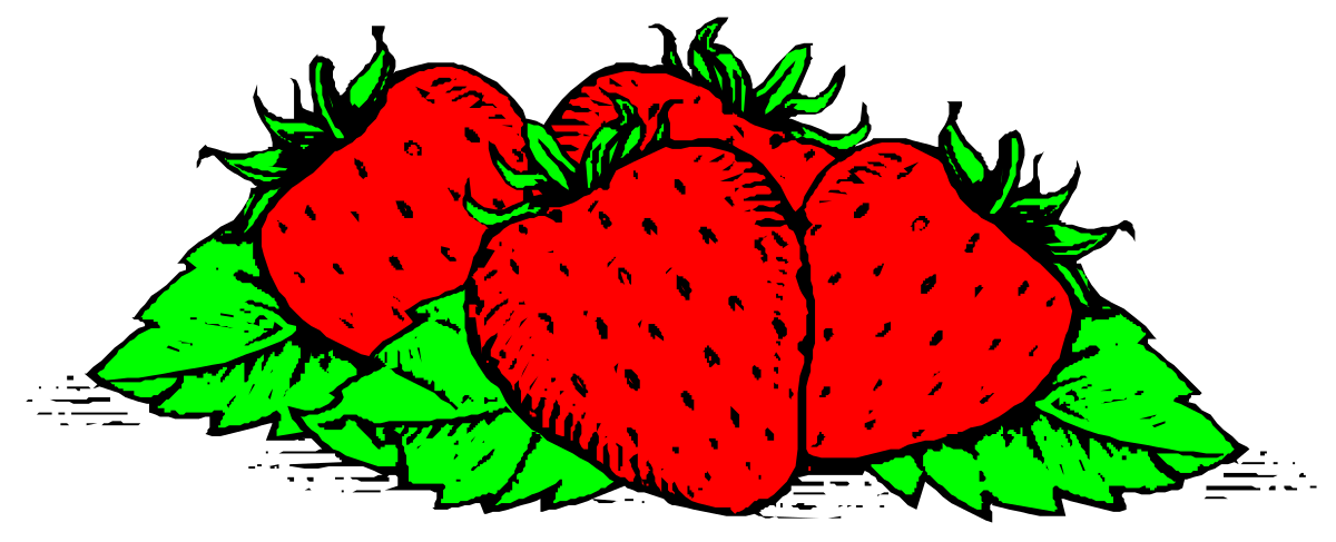 Strawberries Clipart: Fresh and Juicy Fruit Illustrations