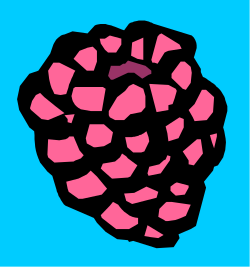 Black and Pink Object Clipart for Creative Projects