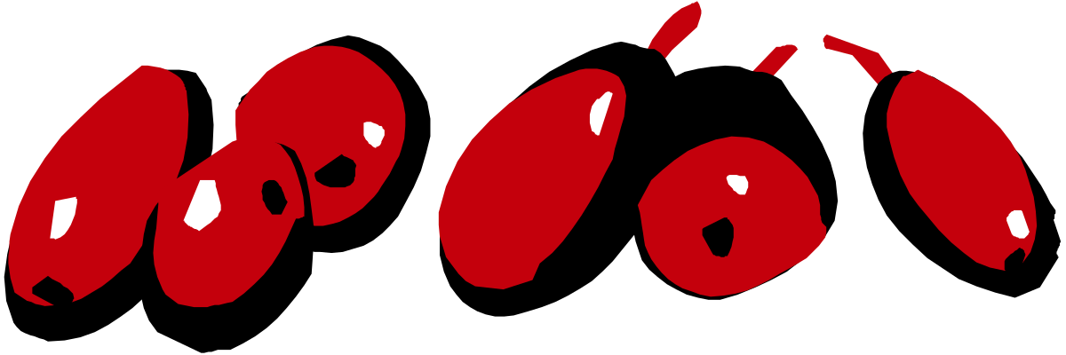 Bold Red and Black Logo Featuring 'No' - Striking Clipart Design