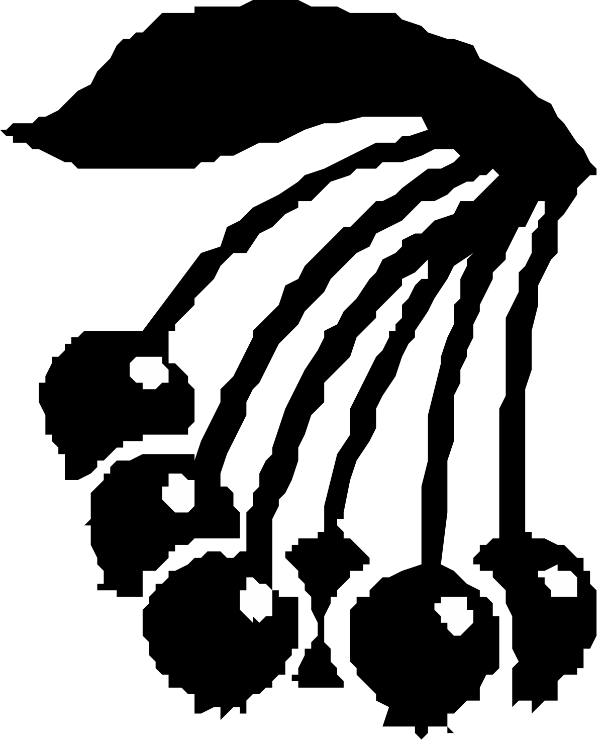 a black and white image of a map clip art png transparent Black and White Map Clipart for Creative Projects
