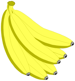 Bananas Clipart: Fresh and Vibrant Bunch of Bananas for Your Projects