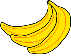 Bunch of Bananas - Fresh Tropical Fruit Clipart for Various Uses
