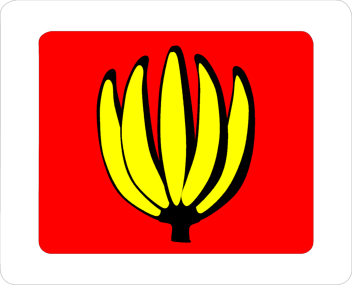 a yellow flower on a red square clip art png transparent Yellow Flower on Red Square - Vibrant Clipart for Creative Projects