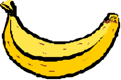 Smiling Banana Clipart: Fun and Playful Fruit Graphics