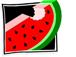 Watermelon Slice Clipart - Juicy and Refreshing Design