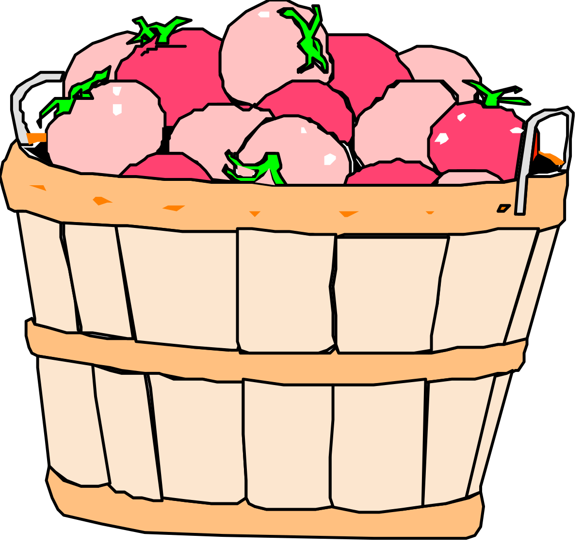 a basket of cher clip art png transparent Basket of Cher Clipart: Charming Cherished Moments
