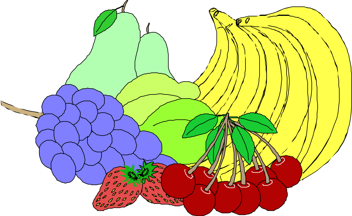 a bunch of fruit clip art png transparent Fruit Clipart Collection: Vibrant Illustrations of Fresh Fruits