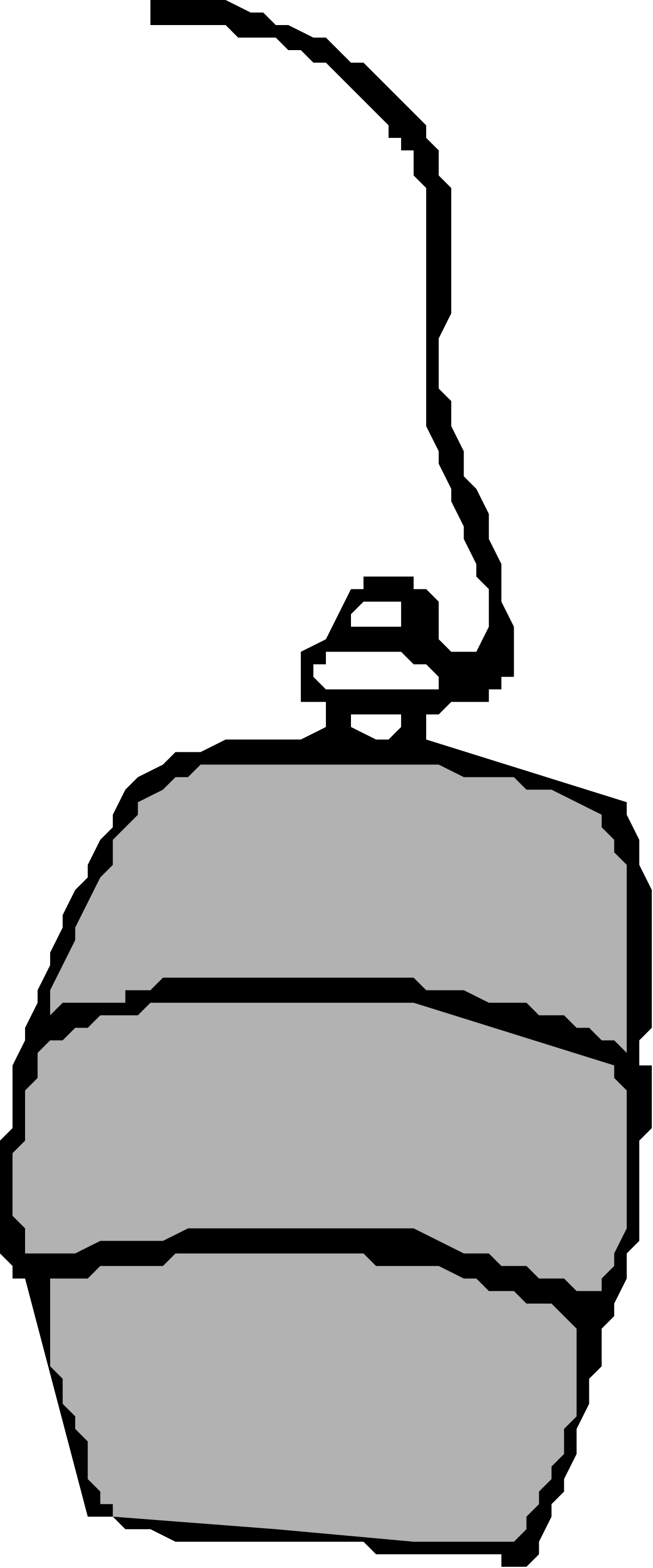 a black and white image of a rock clip art png transparent Black and White Rock Clipart for Creative Projects