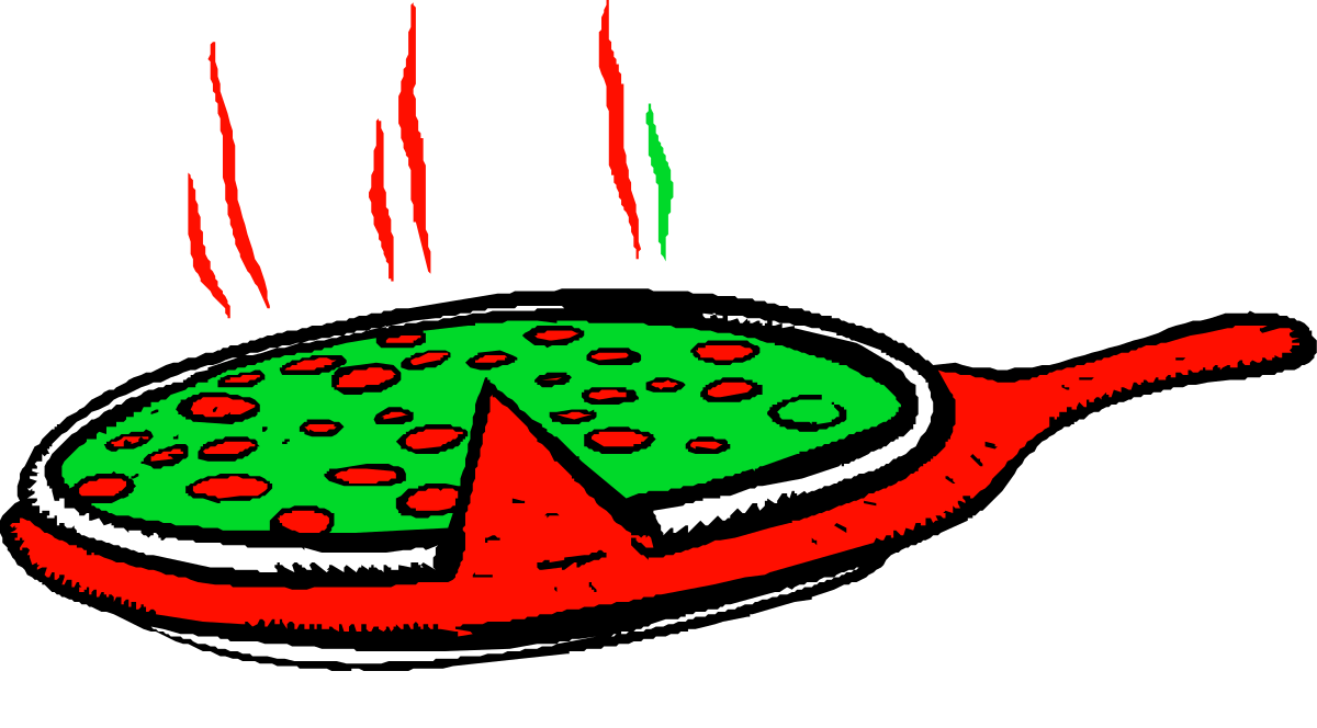 a pizza with a slice missing from it clip art png transparent Pizza Clipart: Delicious Slice Missing Artwork for Your Projects