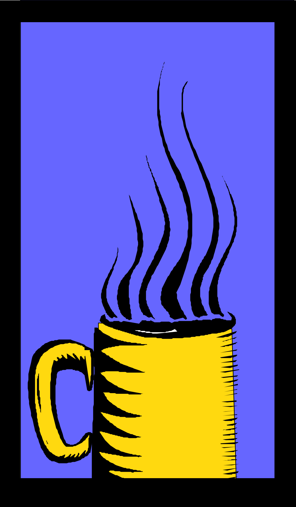 a cup of coffee with steam rising out clip art png transparent Coffee Cup Clipart with Rising Steam - Perfect for Your Creative Projects