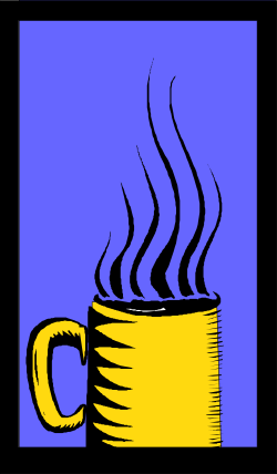 Coffee Cup Clipart with Rising Steam - Perfect for Your Creative Projects