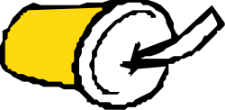 Yellow and White Logo Clipart - Bright and Modern Design