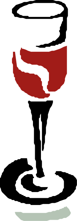 Red and White Paint Brush Clipart on Black Background
