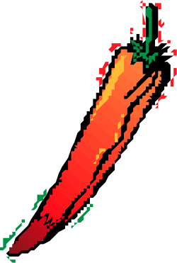 Red and Green Map of New Zealand - Vibrant Clipart Design