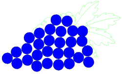Bunch of Grapes Clipart - Vibrant and Fresh Grapes for Your Projects