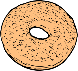 Donut Clipart: Delicious Circular Treat with a Hole