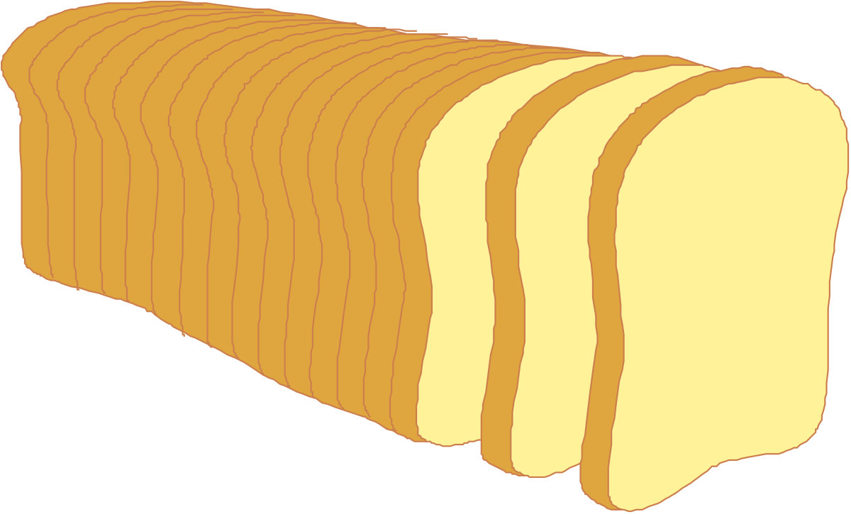 a slice of bread clip art png transparent Delicious Bread Slice Clipart for Fresh Culinary Designs