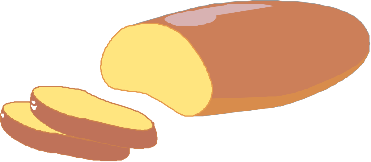 Fruit Clipart: Half-Sliced Delicious Citrus Delight
