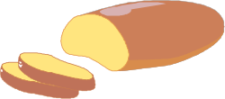 Fruit Clipart: Half-Sliced Delicious Citrus Delight