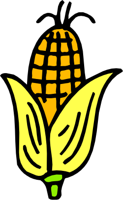Yellow Flower Clipart with Vibrant Leaves