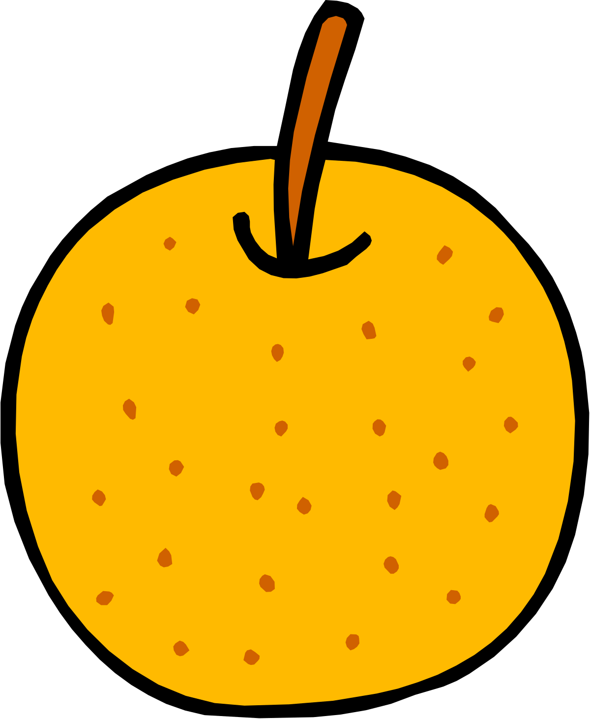 an orange fruit with a black background clip art png transparent Orange Fruit Clipart on Black Background - Fresh and Vibrant Visuals