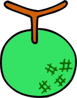 Airplane Flying Over Green Planet Clipart