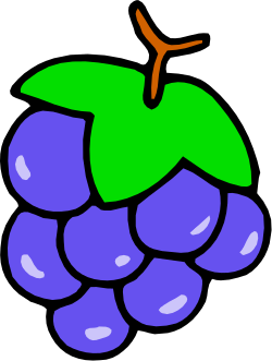 Grapes Clipart - Vibrant Bunches of Grapes for Creative Projects