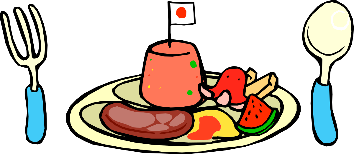 Candlelit Dinner Table Clipart: Plate, Fork, and Knife Scene