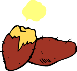 Red and Yellow Leaf with Speech Bubble - Unique Clipart Design
