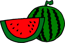Watermelon Clipart: Fresh Fruit and Juicy Slice Illustrations
