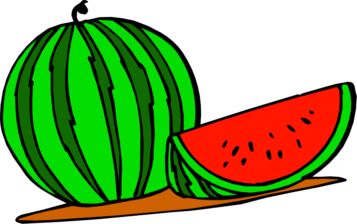 a watermelon and a slice of watermelon clip art png transparent Watermelon Slice Clipart - Fresh and Juicy Designs for Summer