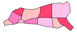 Map of the United States in Vibrant Colors for Clipart Use