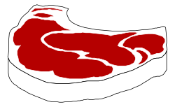 Red and White Cow Clipart - Charming Farm Animal Illustration