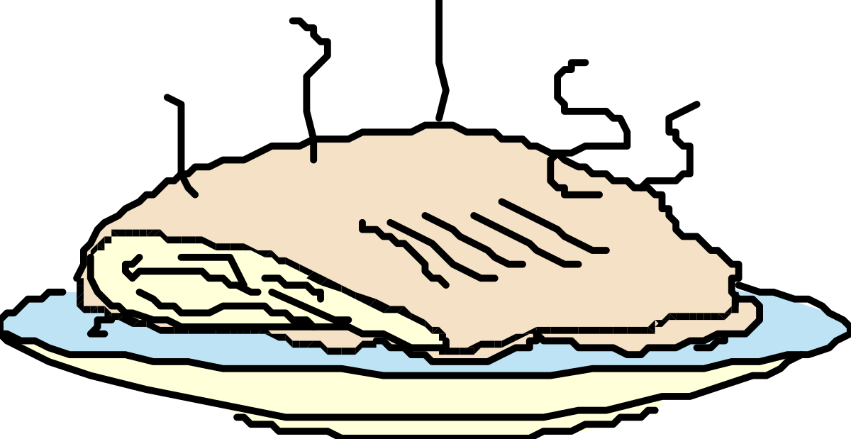 a piece of bread on a plate clip art png transparent Bread on Plate Clipart - Perfect for Food and Dining Themes