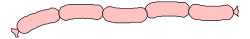 Pink Tooth Clipart on Black Background - Perfect for Dental Designs