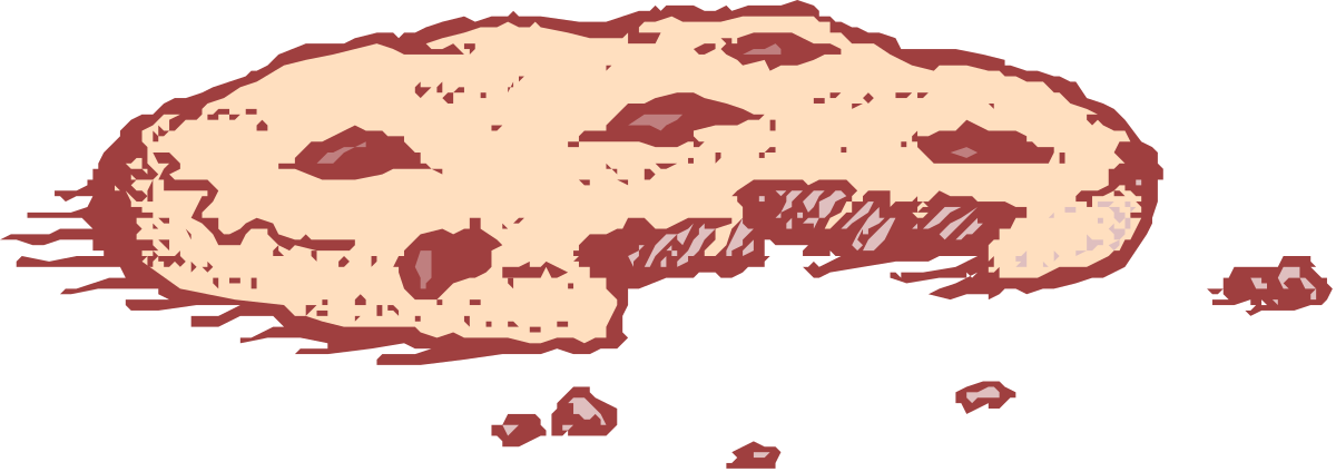 World Map with Small Land Pieces - Detailed Clipart Collection