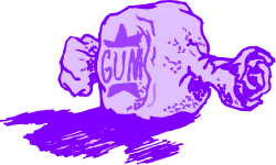 Purple and White Skull Clipart with Black Outline - Unique Graphic Design