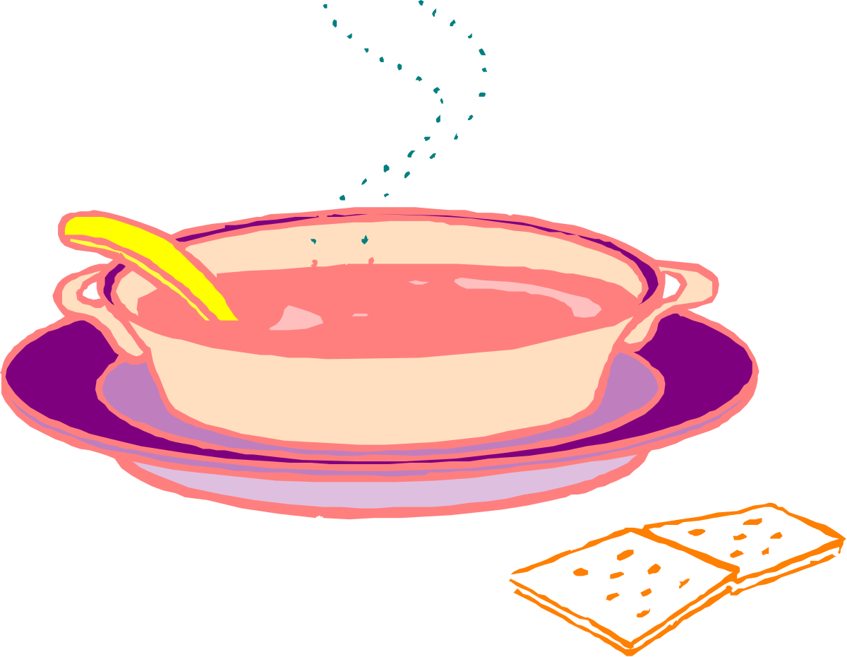 Cup and Saucer with Bread Slice Clipart: Perfect for Culinary Projects