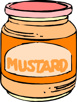 Mustard Jar Clipart: Vibrant Condiment for Delicious Dishes