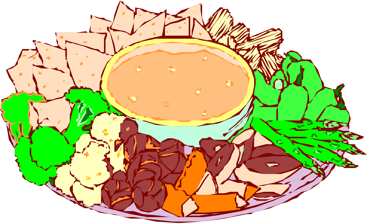Plate of Food Clipart - Delicious Culinary Illustrations