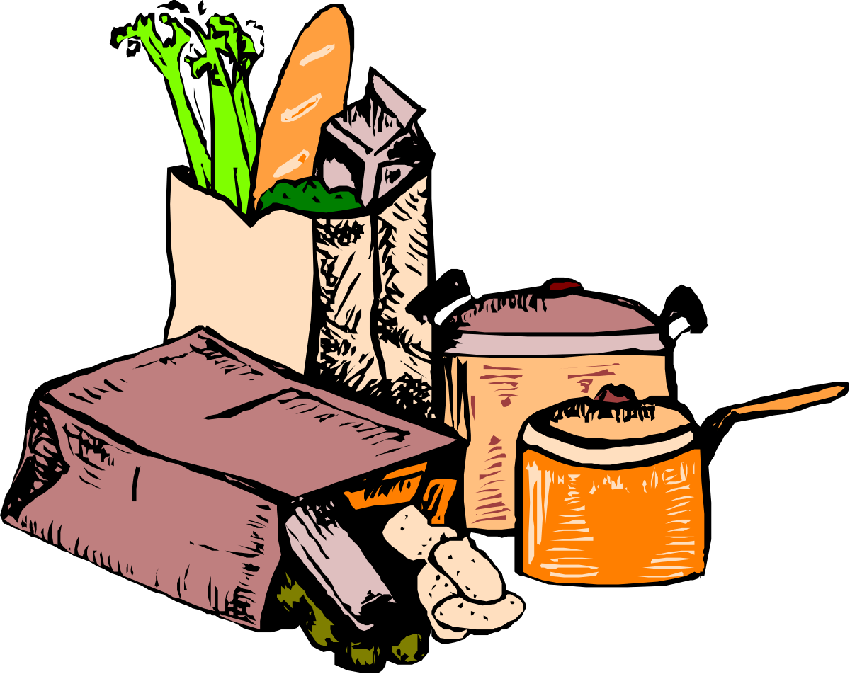 Food Box and Knife Clipart: Perfect Elements for Culinary Projects