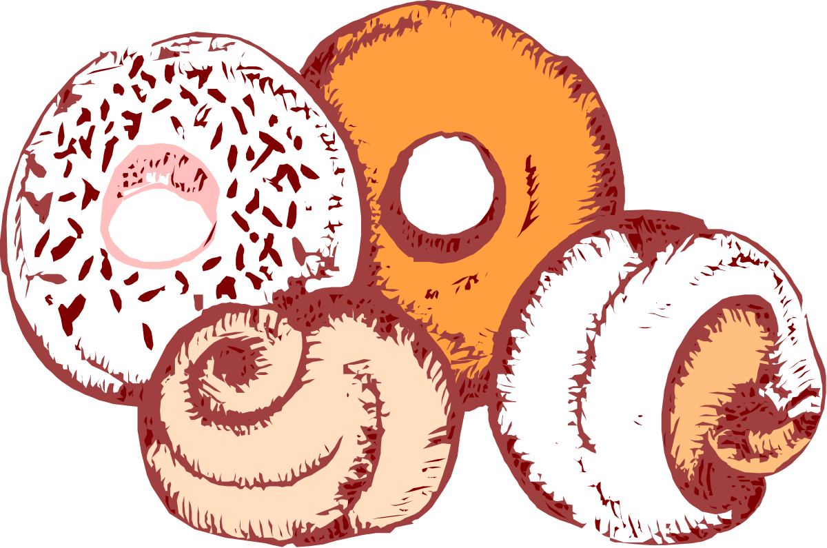 a bunch of donuts clip art png transparent Donuts Clipart Collection – Sweet Treats for Your Projects