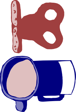 Hands with Red and Blue Gloves Clipart for Creative Projects