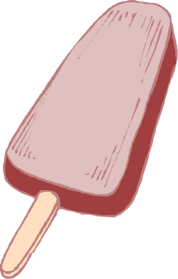 Pink Popsicle Clipart: Refreshing Frozen Treat